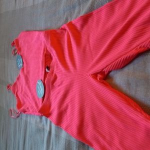 Women two piece biker set